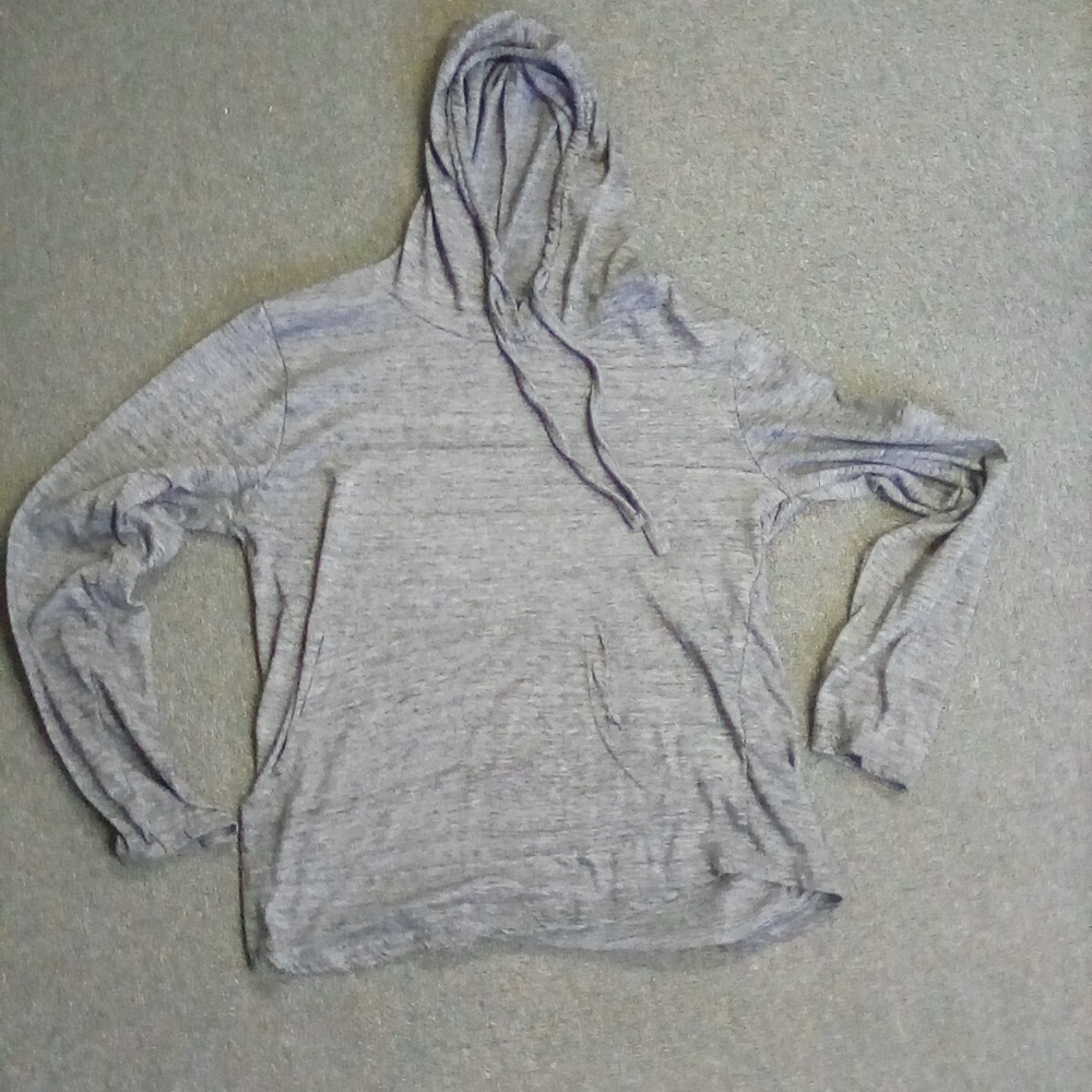 On fire gray hoodie